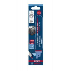 Bosch 2 608 900 366 Lame de scie sauteuse, à chantourner et sabre Lames de scie sabre Carbone 3 pièce(s)