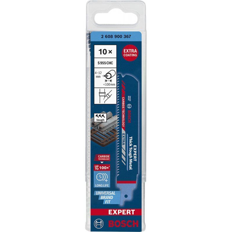 Bosch 2 608 900 367 jigsaw/scroll saw/reciprocating saw blade Sabre saw blade Carbide 10 pc(s)