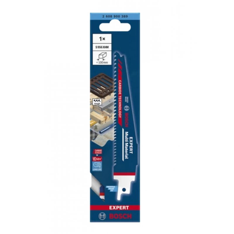 Bosch 2 608 900 389 jigsaw/scroll saw/reciprocating saw blade Sabre saw blade Carbide 1 pc(s)