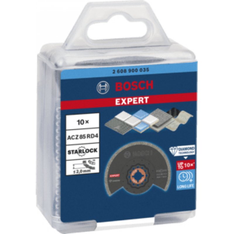 BOSCH Dia Segmentsägeblatt ACZ85RD4 10St | 2608900035 EXPERT RANGE