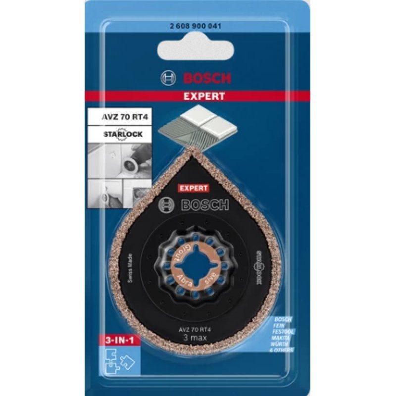 BOSCH 3 max Mörtelentferner AVZ70RT4 1St | 2608900041 EXPERT RANGE