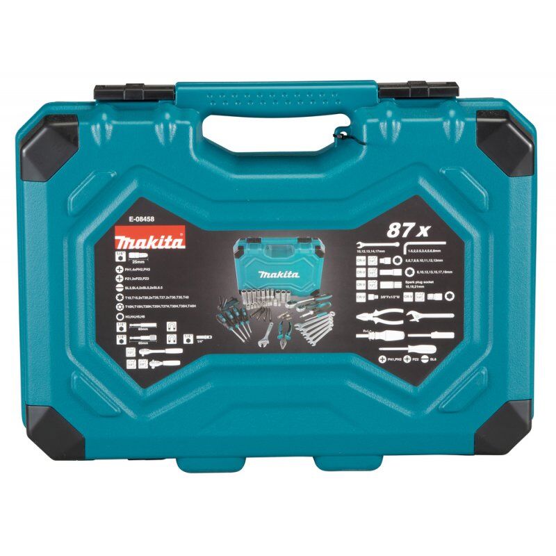 Makita E-08458 Caisse à outils pour mécanicien 87 outils