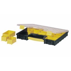 Stanley 1-92-748 boite à outils Polycarbonate Noir, Transparent, Jaune