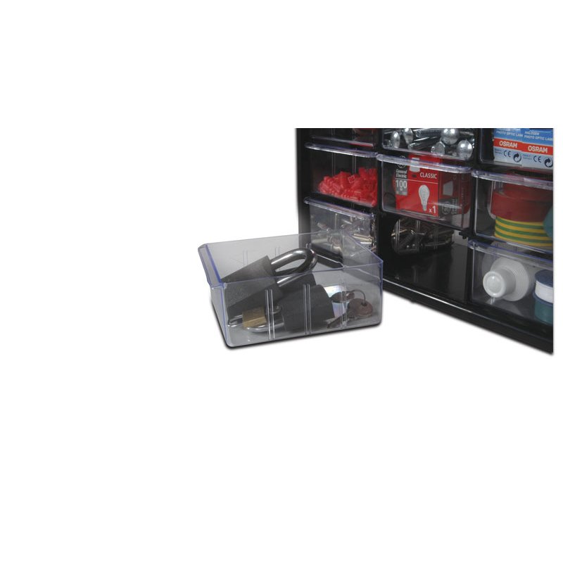 Stanley 1-93-981 small parts/tool box Small parts box Plastic Black, Transparent