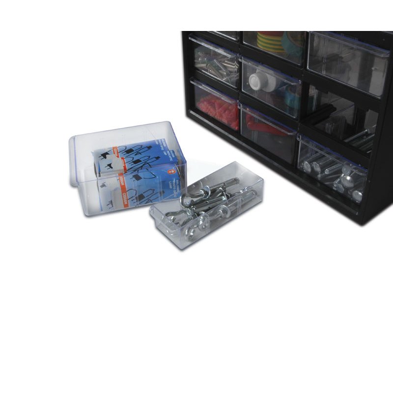 Stanley 1-93-981 small parts/tool box Small parts box Plastic Black, Transparent