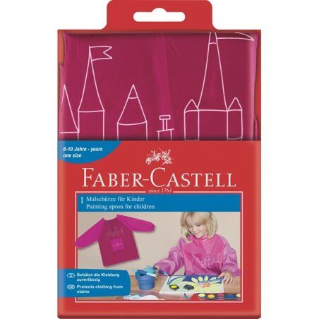 Faber-Castell 201204 painting apron One Size Pink Polyester