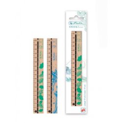 Herlitz 50033614 règle Règle de bureau 170 mm Bois Marron