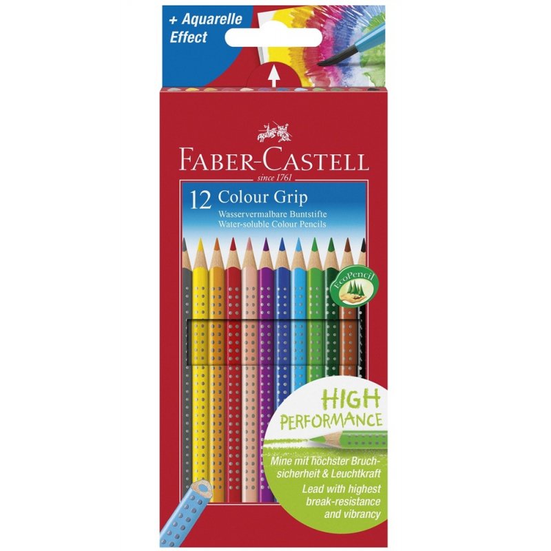 Faber Buntstift Colour Grip 12er | Kartonetui