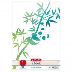 Herlitz GREENline bloc-notes A4 50 feuilles Vert, Blanc