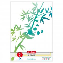 Herlitz GREENline writing notebook A4 50 sheets Green, White