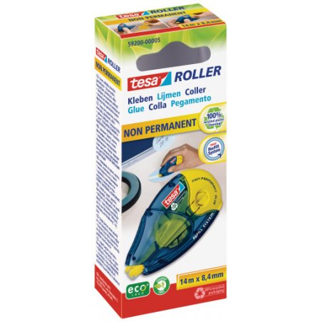 tesa RollerKleben NonPerm ecoLogo refill | Nachfüllroller 14mx8,4mm