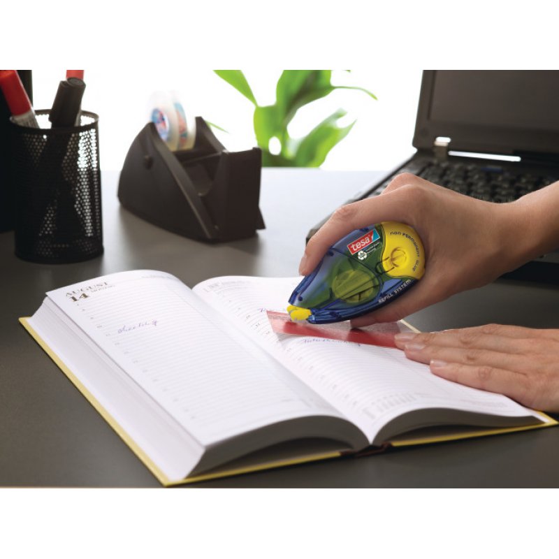 TESA 59200 correction tape 14 m Yellow