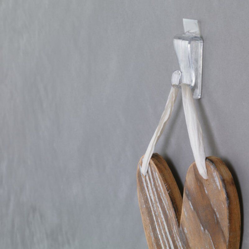 TESA 58813-00000 home storage hook Transparent 2 pc(s)