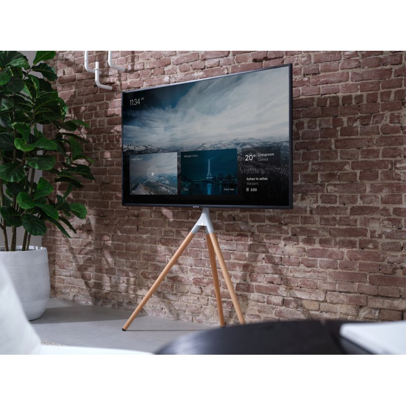 One 65" Tripod TV Stand Ultraslim  hl bn | TURN 360