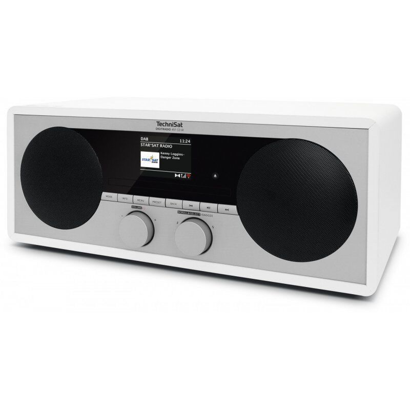 TechniSat DIGITRADIO 451 CD IR Personal Analog & digital Black, White