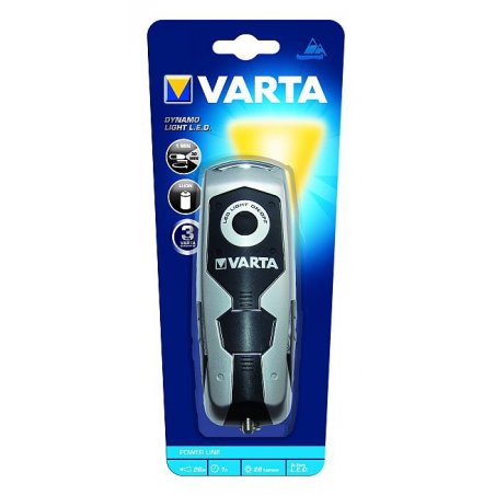 Varta Dynamo Light LED Noir, Gris Lampe torche
