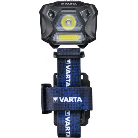 Varta WORK FLEX MOTION SENSOR H20 Black, Blue Headband flashlight LED