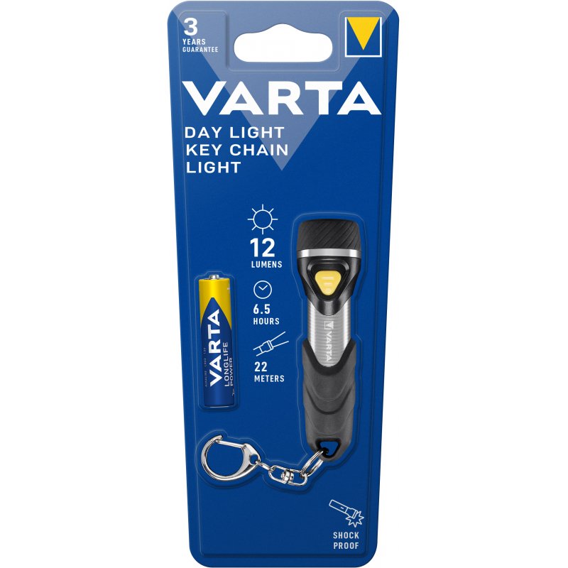 Vart LED Taschenl. Key Chain 12lm | inkl. 1x Batterie Alkaline AAA, Ret. Bl.