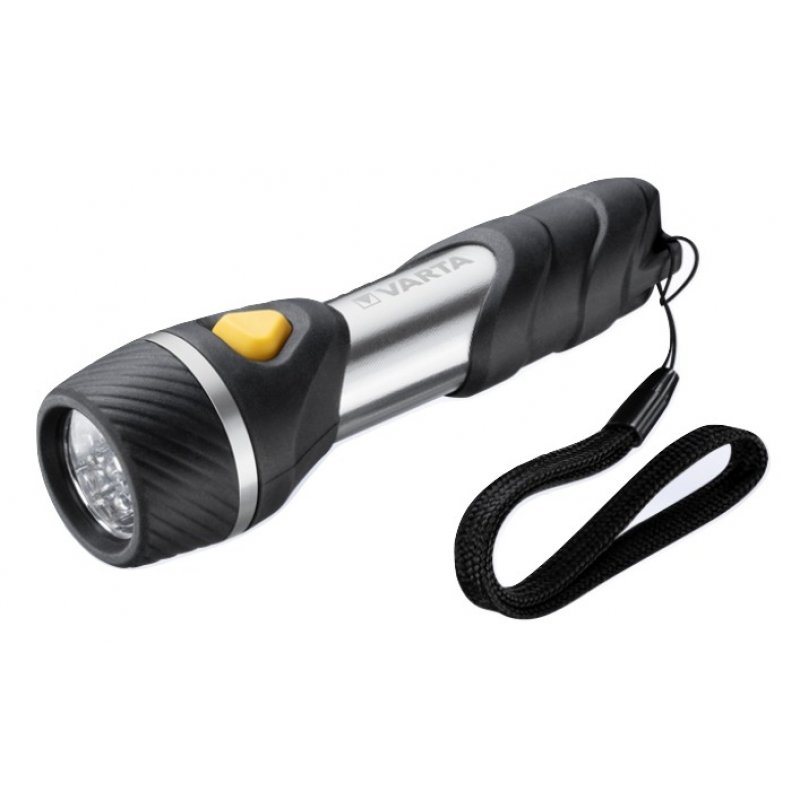 Varta Day Light Multi LED F10 Aluminium, Noir Lampe porte-clés