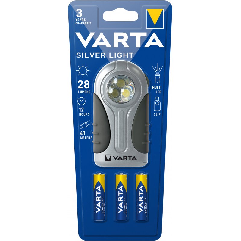 Varta 16647 Noir, Argent Lampe torche LED