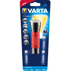 Vart LED Taschenl. Outd. Sp. F10 250lm | inkl. 3x Batterie Alkaline AAA, Ret. Bl.