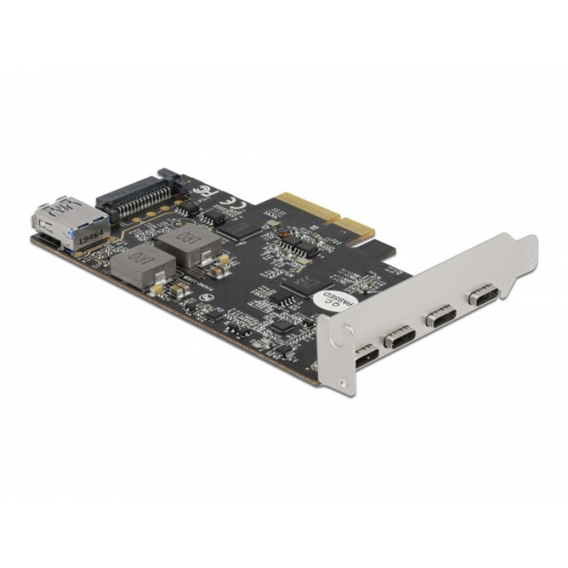 DeLOCK PCIe x44xUSB-C+USB-A SS LP | 90059
