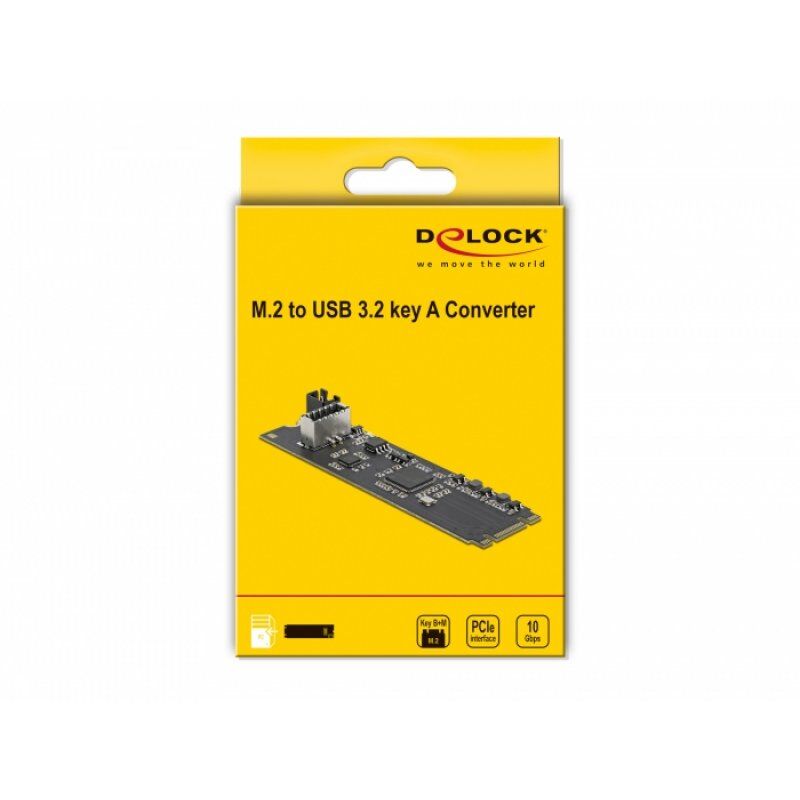 DeLOCK 63330 interface cards/adapter Internal USB 3.2 Gen 2 (3.1 Gen 2)