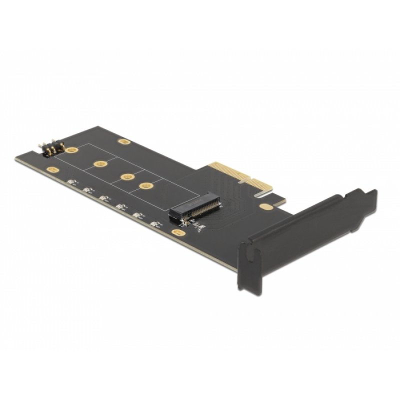 DeLOCK PCIe x4 K 1x in NVM M.2 Key M | m. Kühlkörper+ RGB LED