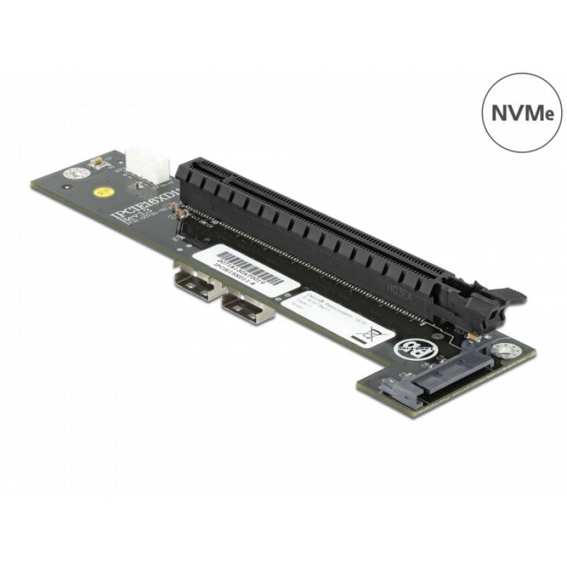 DeLOCK Konv. 2xSFF-8654PCIe x16