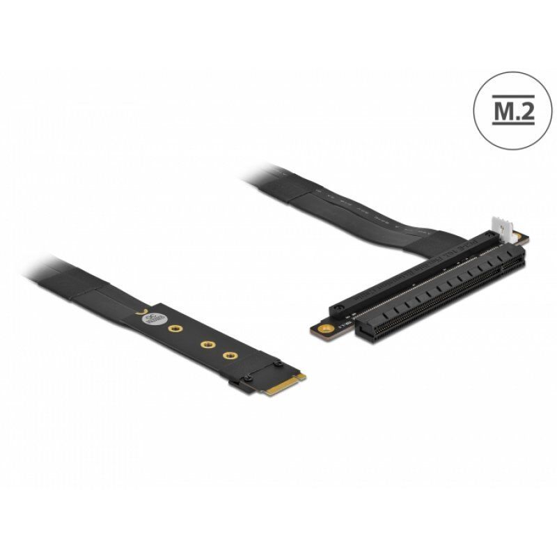 DeLOCK M.2 Key MPCIe x16 NVMe | +20cm Kabel
