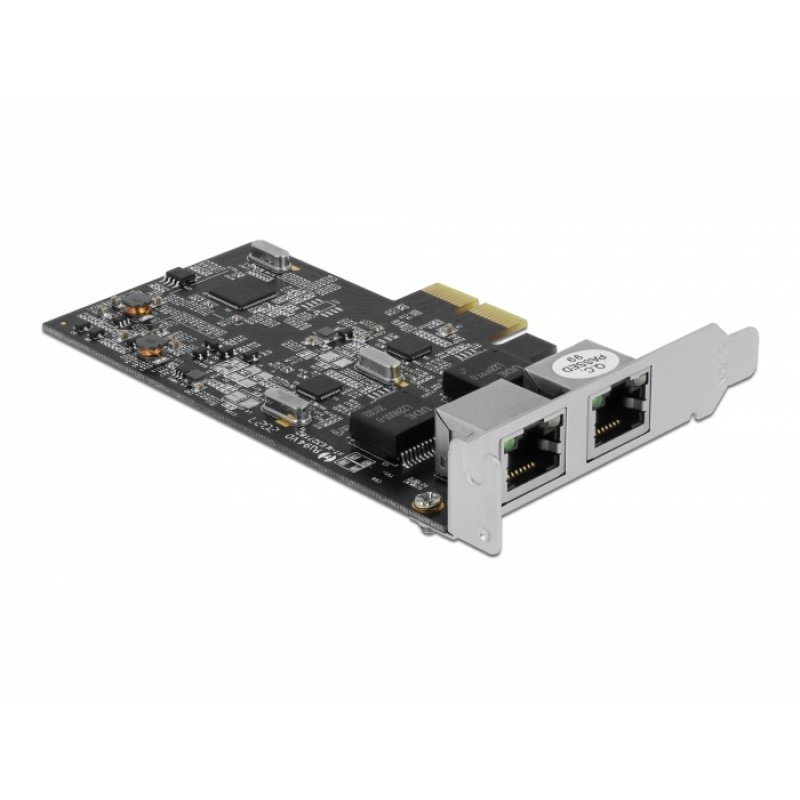 DeLOCK PCIe x2 Karte2x RJ45 2,5 LAN | 89530