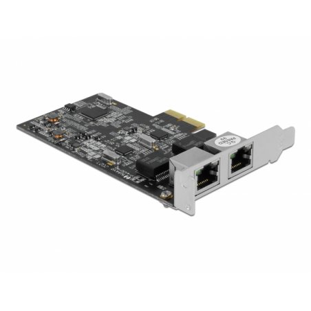 DeLOCK PCIe x2 Karte2x RJ45 2,5 LAN | 89530