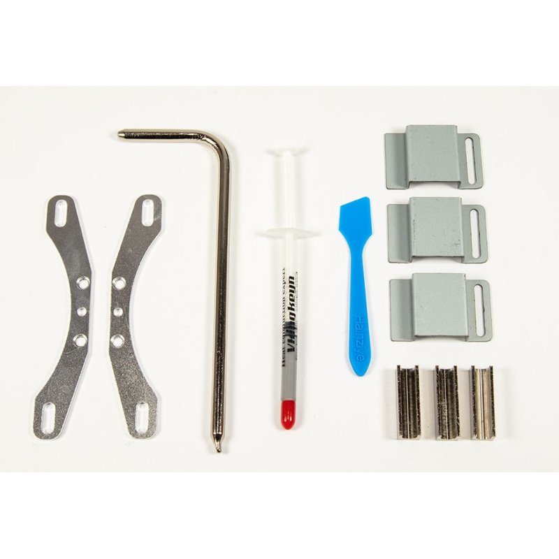 Inter-Tech IP-3 Processeur Dissipateur thermique/Radiateur Cuivre, Argent 1 pièce(s)