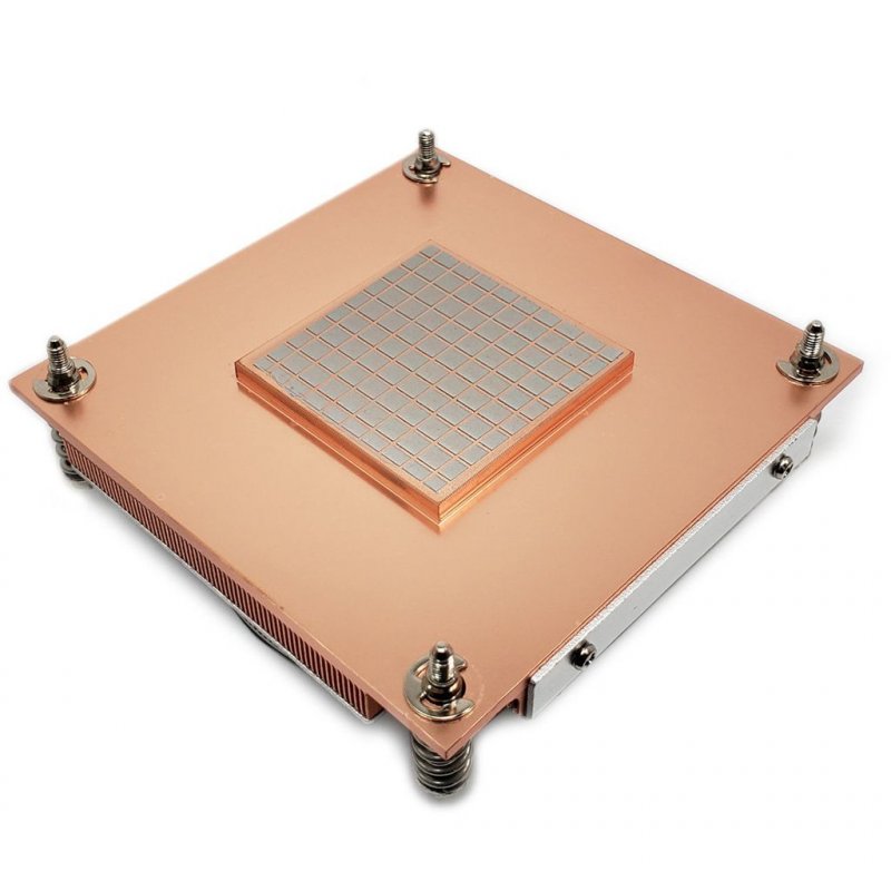 Inter-Tech Q-3 Processeur Dissipateur thermique/Radiateur 8 cm Noir, Argent 1 pièce(s)