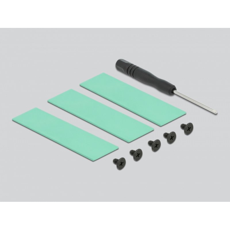 DeLOCK 18353 système de refroidissement d’ordinateur Disque électronique Dissipateur thermique/Radiateur Noir 1 piè