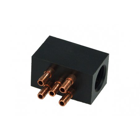 Alphac MCX 5x Verteiler G1/4          bk | 20001