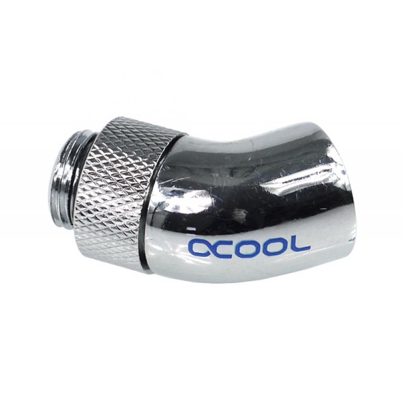 Alphacool HF Winkeladapter 45° drehb  sr | 64197