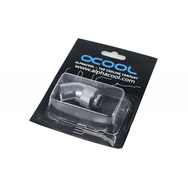 Alphacool 64197 water hose fitting Hose connector Brass, Chrome Chrome 1 pc(s)