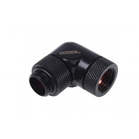 Alphacool HF Winkeladapter 90° drehb  bk | 64231