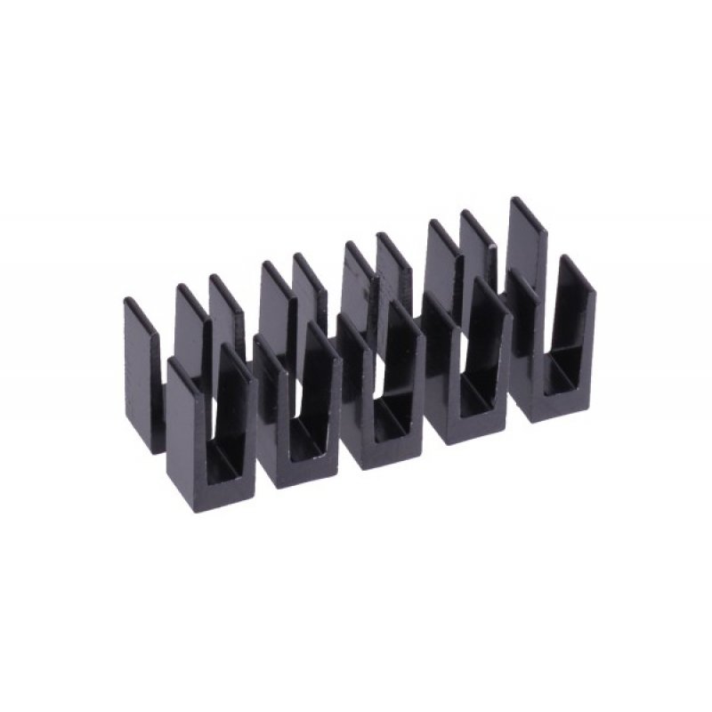 Alphac RAM Alu Heatsinks 7x7mm bk 10er | 19121