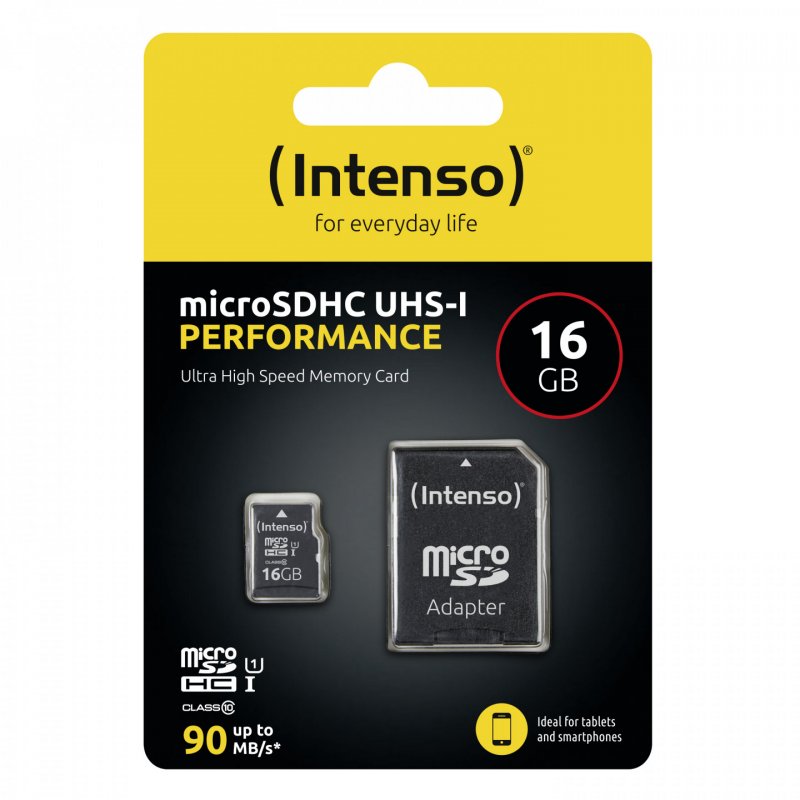 Intenso microSD  16GB UHS-I Perf CL10 | Performance
