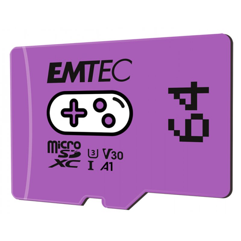microSD 64GB  100/95  Gaming      vt ETC | Emtec mSD 64GB UHS-I U3 V30 A1 Gaming Pu