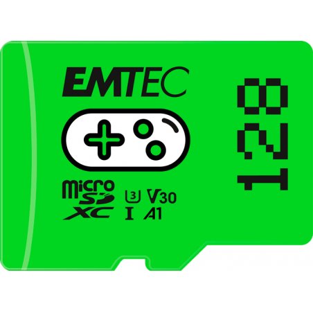microSD 128GB 100/95  Gaming      gn ETC | Emtec mSD 128GB UHSI U3 V30 A1 Gaming Gr
