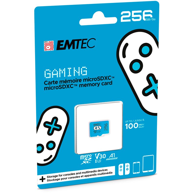 Emtec ECMSDM256GXCU3G mémoire flash 256 Go MicroSDXC UHS-I