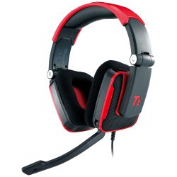 Tt eSPORTS Shock Headset Wired Head-band Gaming Black, Red
