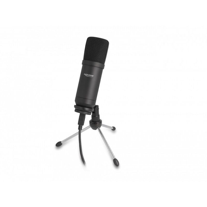 DeLOCK 66882 microphone Noir