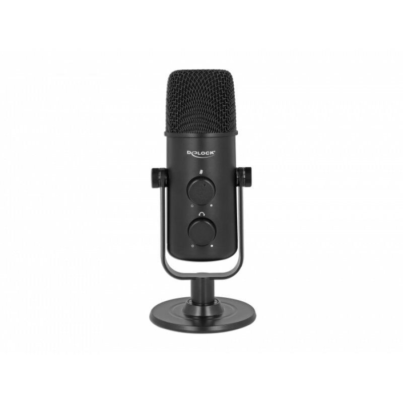 DeLOCK 66822 microphone Noir