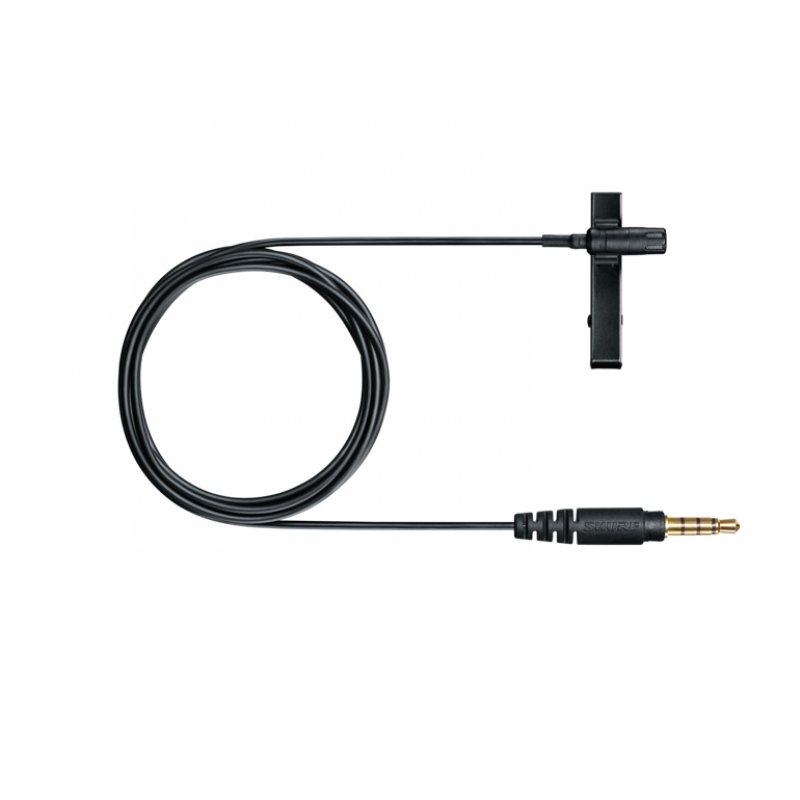 Shure MVL Black Lavalier/Lapel microphone