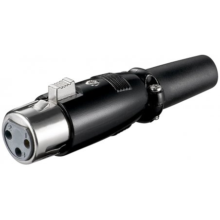 Goobay 11680 connecteur de fils XLR (3-pin) Noir