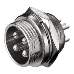 Goobay ME 4 wire connector XLR M Stainless steel